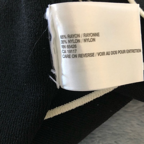 Poodle Top Black Sz S-M - Picture 5 of 6